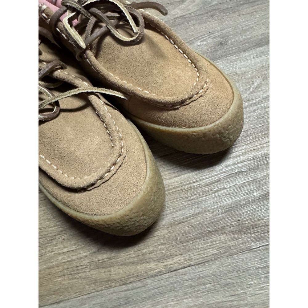 SeaVees Hayward Platform Tan Suede Moccasin Shoes Womens 8 - Picture 5 of 7